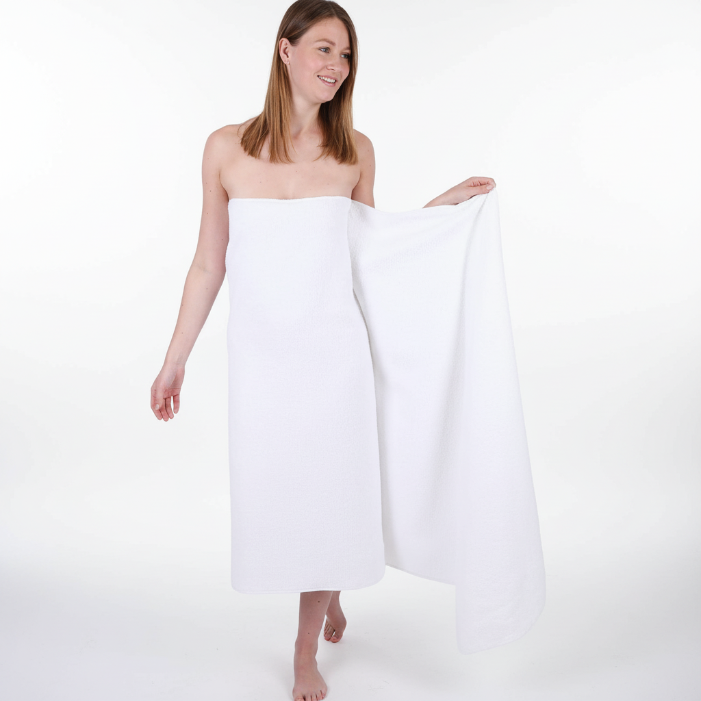 Stylish large cotton towel, quick to dry for busy lifestyles