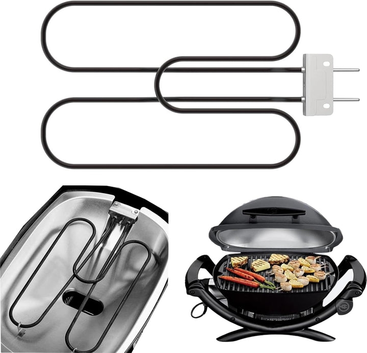 Zeythra High-Power 2200W stainless steel grill heating coil for outdoor electric BBQ