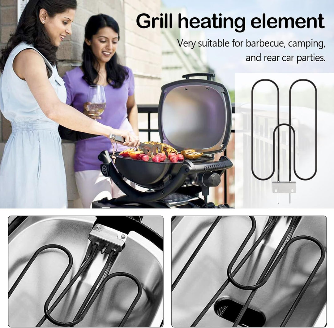 Heavy-duty 2200W grill coil, ideal for enhancing electric outdoor BBQ performance