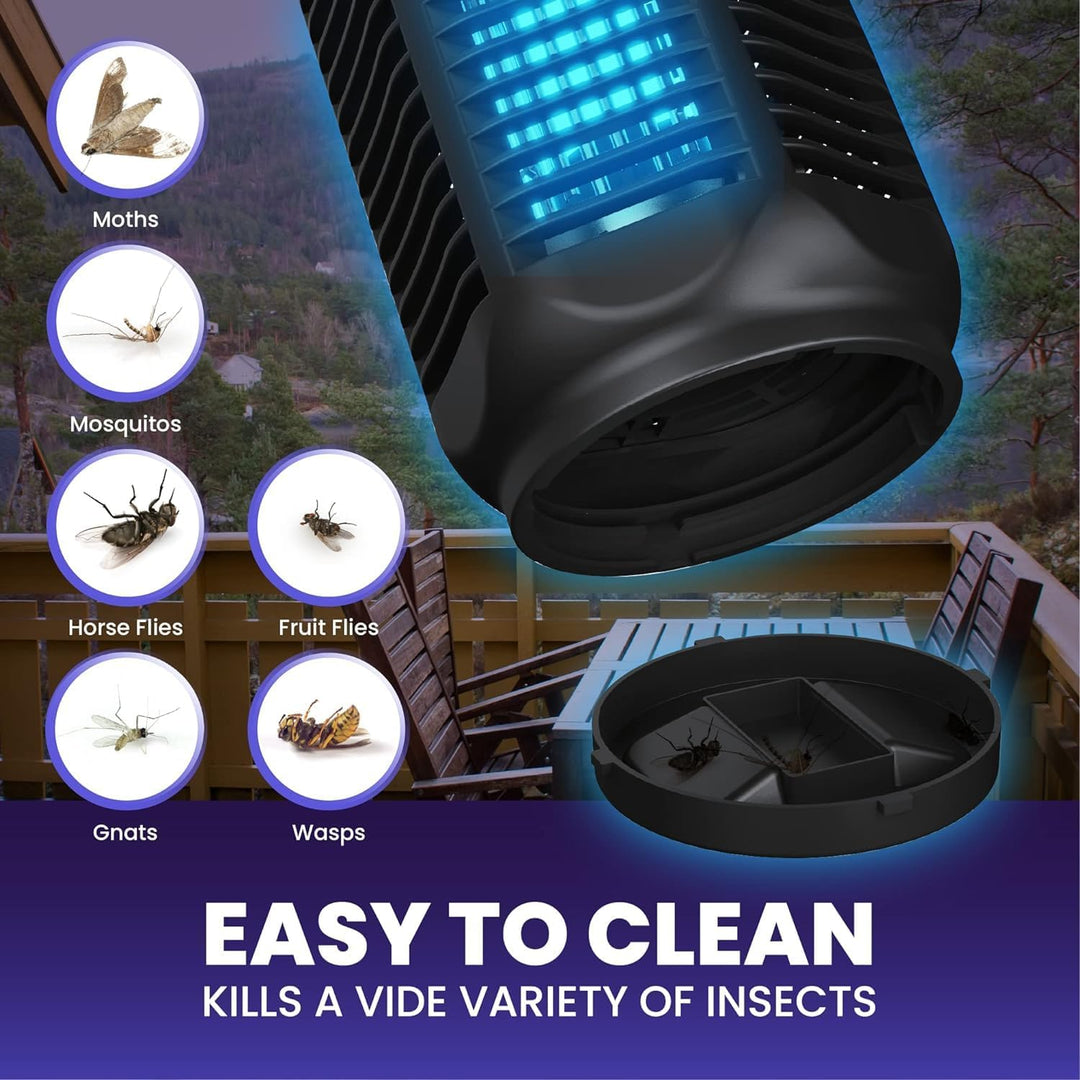 Zeytra outdoor pest control solution: 20W UV light electric mosquito and fly trap