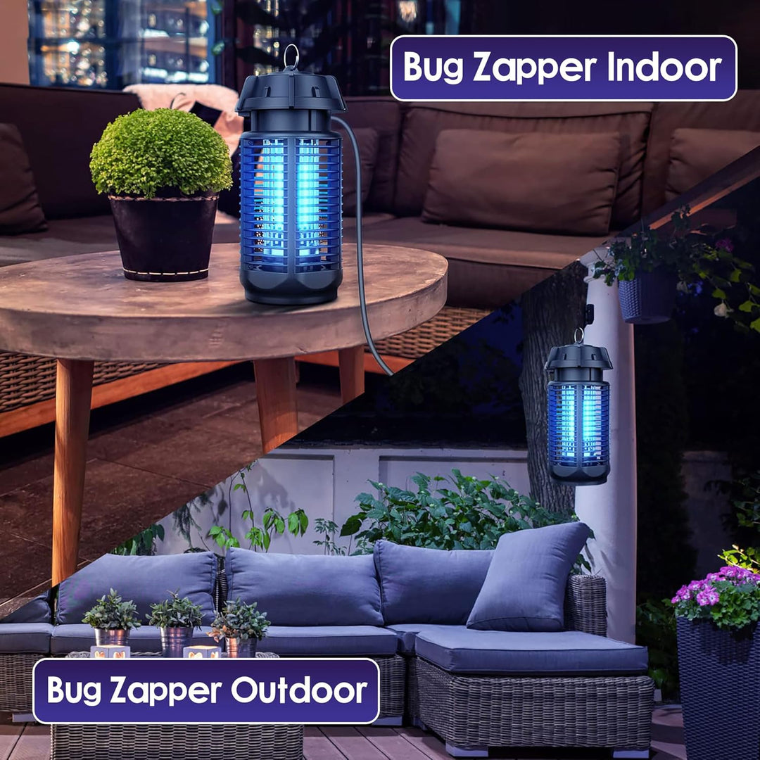 Compact and waterproof Zeytra electric zapper with UV light for effective bug killing