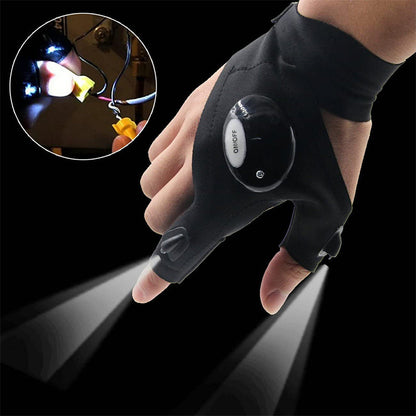 Guantes Impermeables Con Luces Led