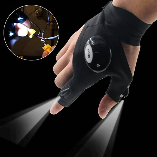 Guantes Impermeables Con Luces Led