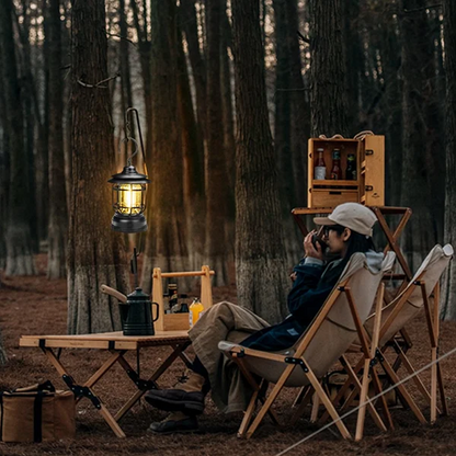 Lámpara De Camping Retro Portátil