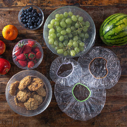 100 Piezas Tapas desechables para cuencos